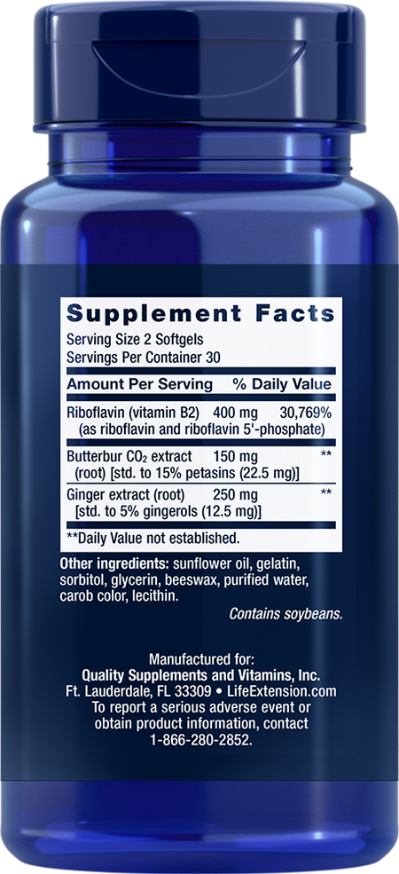 Migra-Eeze™ 60 softgels Life Extension - Nutrigeek