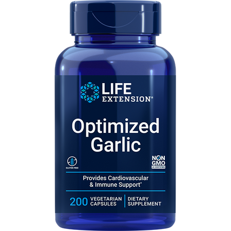 Optimized Garlic 200 capsules Life Extension - Nutrigeek