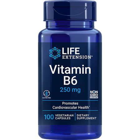 Vitamin B6 250 mg 100 capsules Life Extension - Nutrigeek