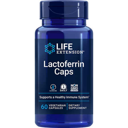 Lactoferrin Caps 60 capsules Life Extension - Nutrigeek
