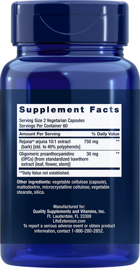 Cardio Peak™ 120 capsules Life Extension - Nutrigeek