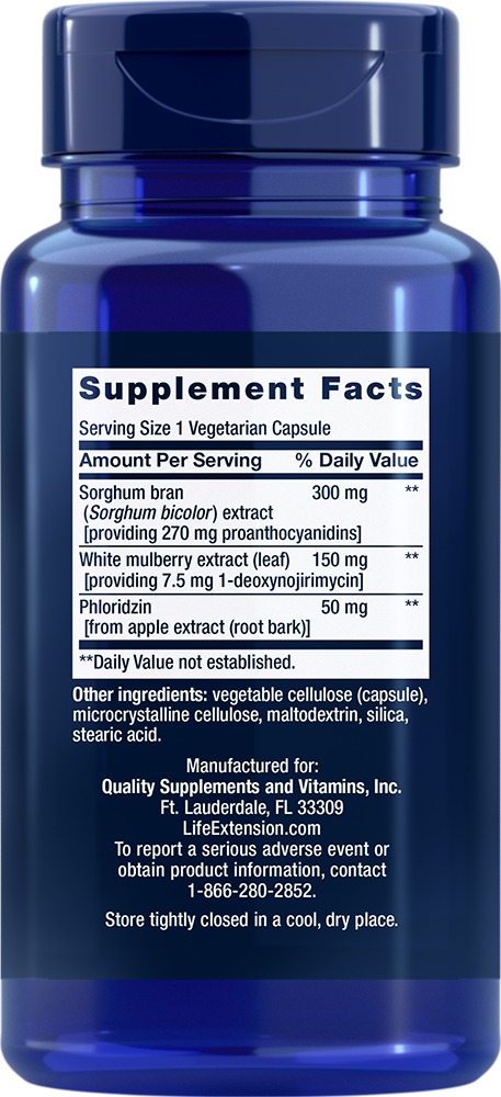 Tri Sugar Shield® 60 capsules Life Extension - Nutrigeek