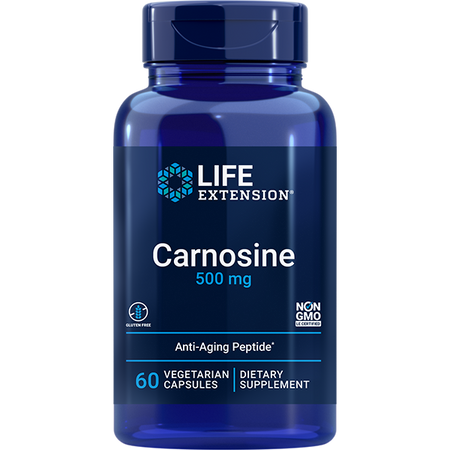Carnosine 500 mg 60 capsules Life Extension - Nutrigeek