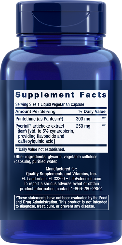 CHOL-Support™ 60 liquid capsules Life Extension - Nutrigeek