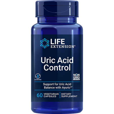 Uric Acid Control 60 capsules Life Extension - Nutrigeek