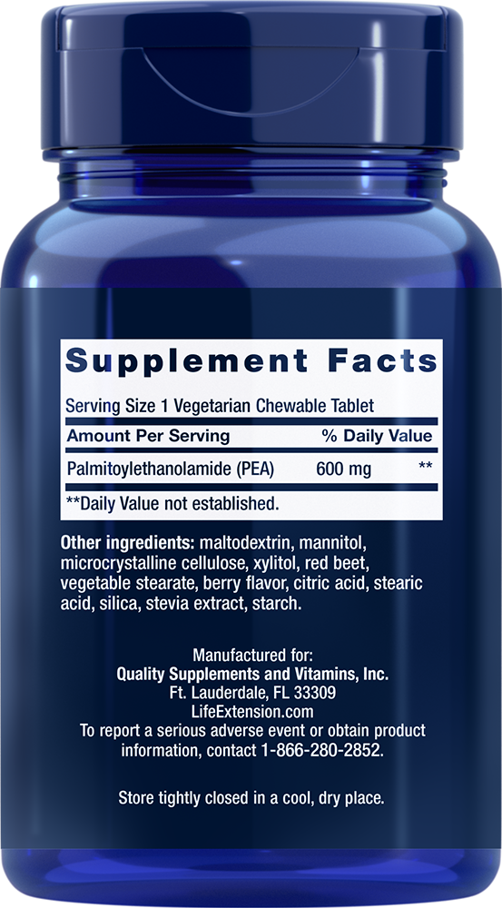 Discomfort Relief (Berry Flavor) 60 chewable tablets Life Extension - Nutrigeek