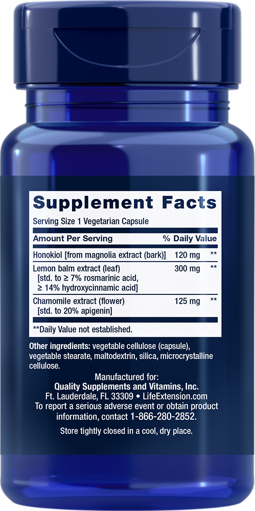 Herbal Sleep PM 30 capsules Life Extension - Nutrigeek