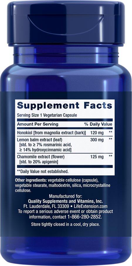 Herbal Sleep PM 30 capsules Life Extension - Nutrigeek