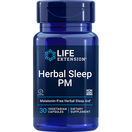 Herbal Sleep PM 30 capsules Life Extension - Nutrigeek