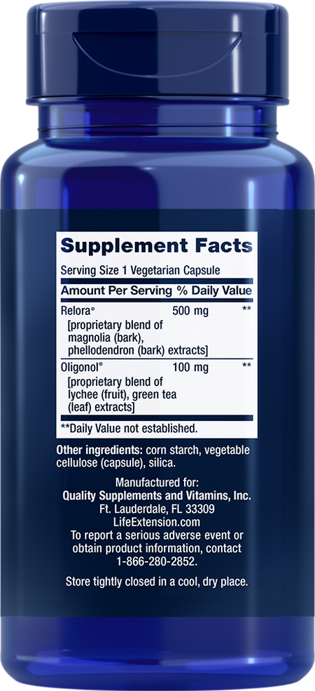 Cortisol-Stress Balance 30 capsules Life Extension - Nutrigeek