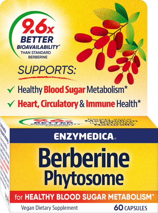 Berberine Phytosome 60 capsules Enzymedica - Nutrigeek