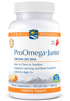 ProOmega Junior 90 Softgels Nordic Naturals - Nutrigeek