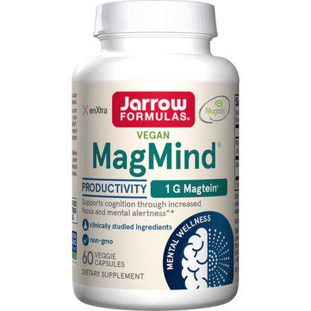 MagMind Productivity 60 capsules Jarrow Formulas - Premium Vitamins & Supplements from Jarrow Formulas - Just $48.49! Shop now at Nutrigeek