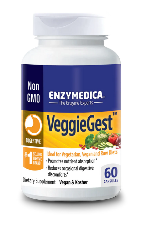 VeggieGest™ capsules Enzymedica - Premium Vitamins & Supplements from Enzymedica - Just $34.99! Shop now at Nutrigeek