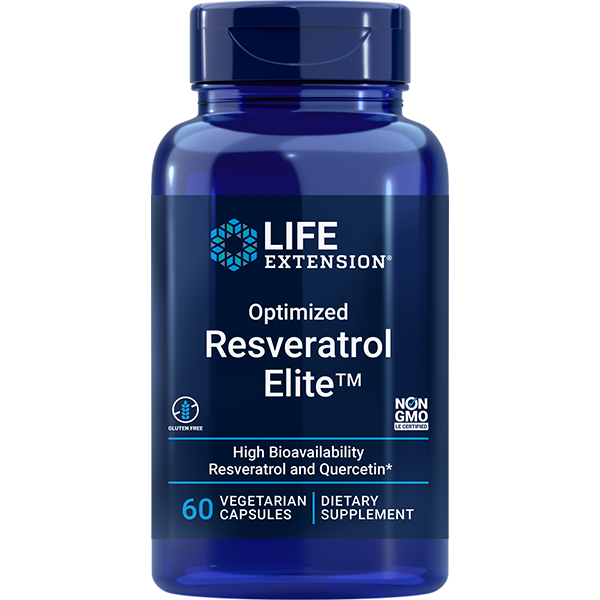 Optimized Resveratrol Elite™ 60 capsules Life Extension - Premium Vitamins & Supplements from Life Extension - Just $26.99! Shop now at Nutrigeek