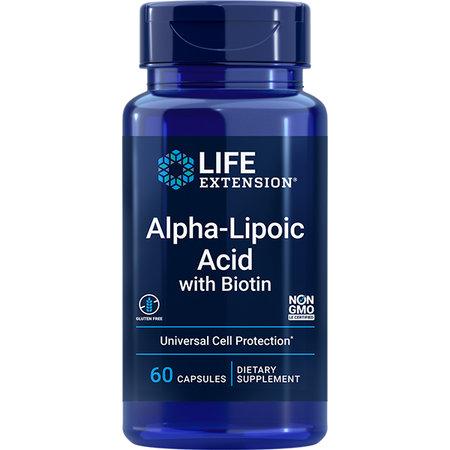 Alpha-Lipoic Acid with Biotin 60 capsules Life Extension - Premium Vitamins & Supplements from Life Extension - Just $28.99! Shop now at Nutrigeek