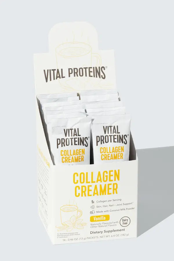 Collagen Creamer Vanilla 6.4 OZ (182g) 14 Servings Vital Proteins - Nutrigeek