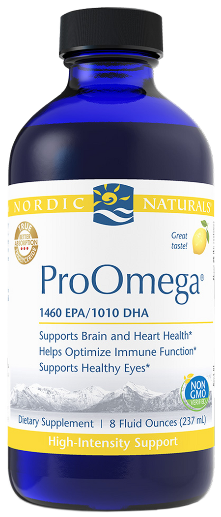 ProOmega® Lemon 8 fl oz (237ml) Nordic Naturals - Nutrigeek