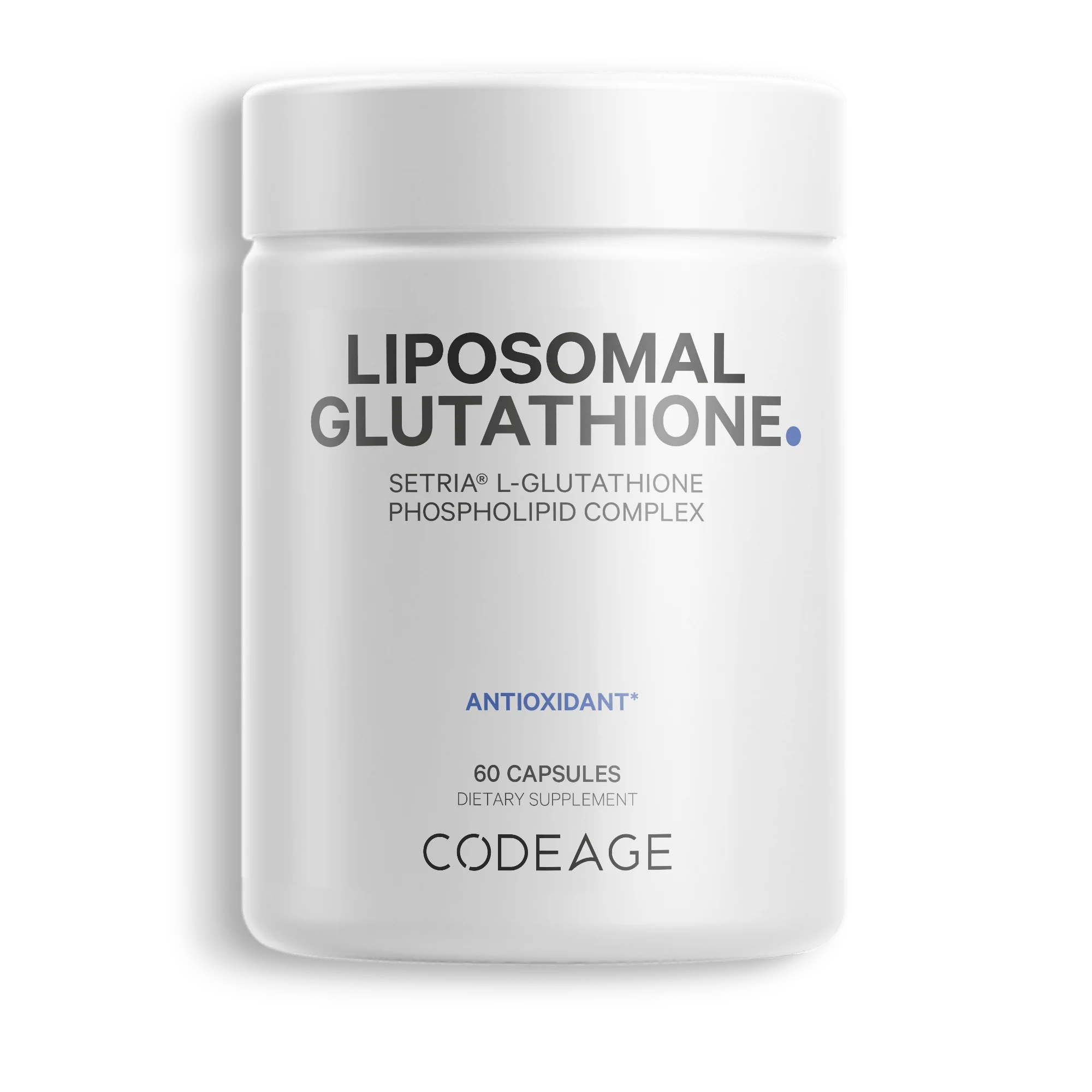 Liposomal Glutathione 500 mg 60 capsules CodeAge  Nutrigeek