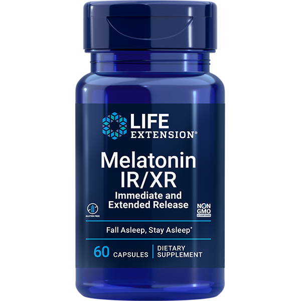 Melatonin IR-XR 1.5 mg 60 caps Life Extension - Premium Vitamins & Supplements from Life Extension - Just $9.90! Shop now at Nutrigeek