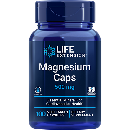 Magnesium Caps 500mg 100 capsules Life Extension - Premium Vitamins & Supplements from Life Extension - Just $9! Shop now at Nutrigeek