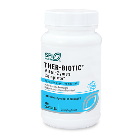 Ther-Biotic® Vital-Zymes™ Complete 120 capsules Klaire Labs - Premium Vitamins & Supplements from Klair Labs - Just $43.99! Shop now at Nutrigeek