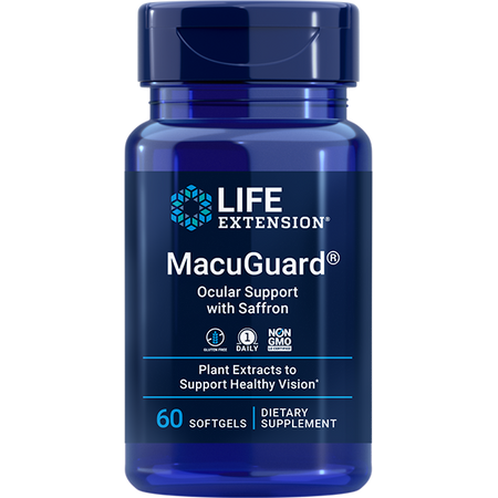 Macuguard® Ocular Support with Saffron 60 Softgels Life Extension - Premium Vitamins & Supplements from Life Extension - Just $18.99! Shop now at Nutrigeek