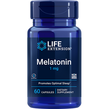 Melatonin 1 mg 60 capsules Life Extension - Premium Vitamins & Supplements from Life Extension - Just $5.99! Shop now at Nutrigeek