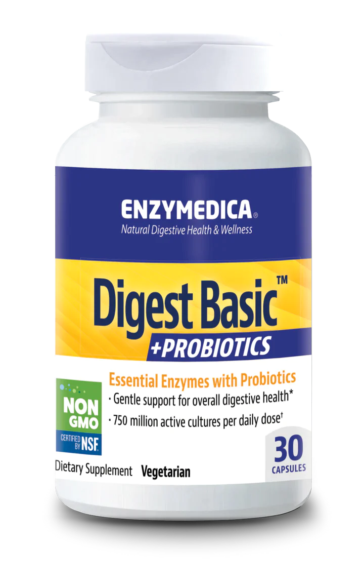 DigestBasic® +PROBIOTICS capsules Enzymedica - Premium Vitamins & Supplements from Enzymedica - Just $13.49! Shop now at Nutrigeek