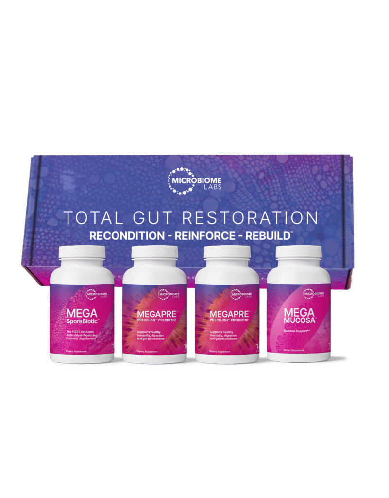 Total Gut Restoration Kit 1 (Capsules) Microbiome Labs - Nutrigeek