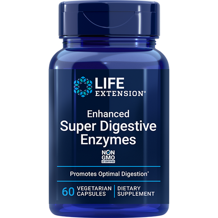 Enhanced Super Digestive Enzymes 60 capsules Life Extension - Premium Vitamins & Supplements from Life Extension - Just $16.99! Shop now at Nutrigeek