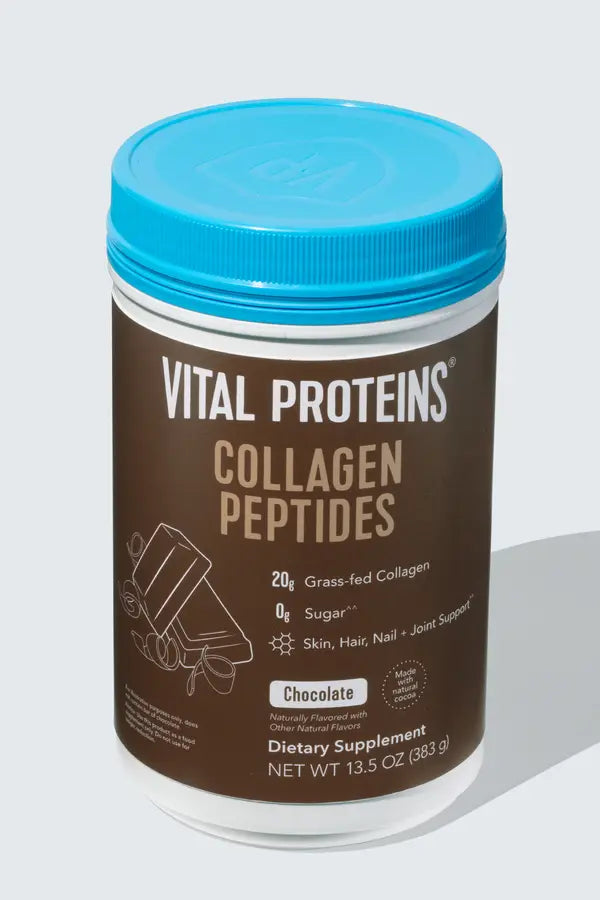 Collagen Peptides Chocolate 13.5 OZ (383g) 14 Servings Vital Proteins - Nutrigeek
