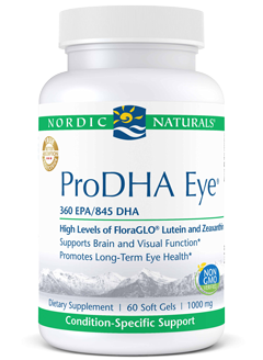 ProDHA Eye 60 Softgels Nordic Naturals - Nutrigeek