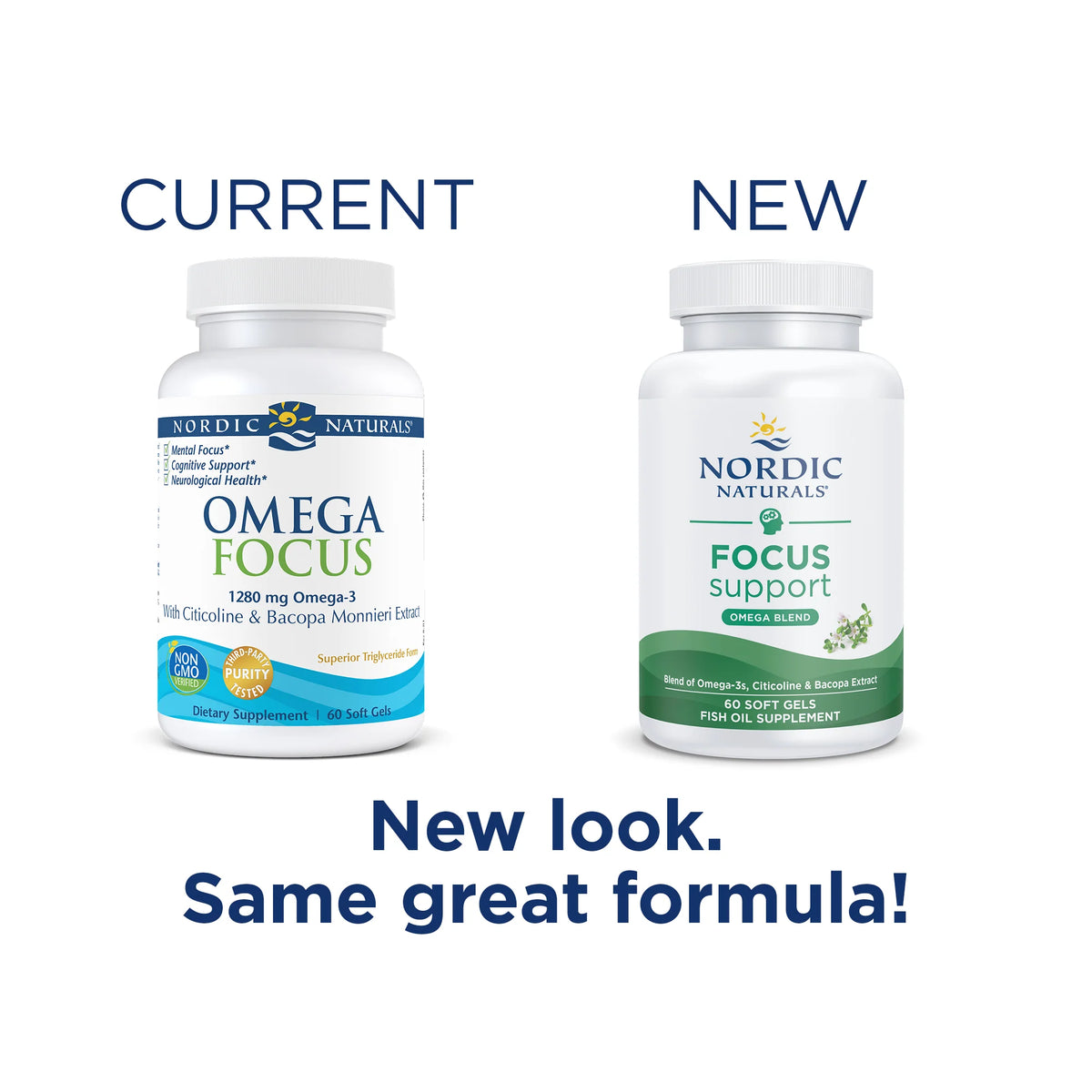 Focus Support 60 Softgels Nordic Naturals - Nutrigeek