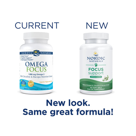 Focus Support 60 Softgels Nordic Naturals - Nutrigeek
