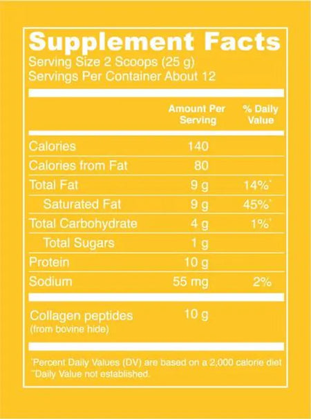 Collagen Creamer 12 Servings Vital Proteins - Nutrigeek