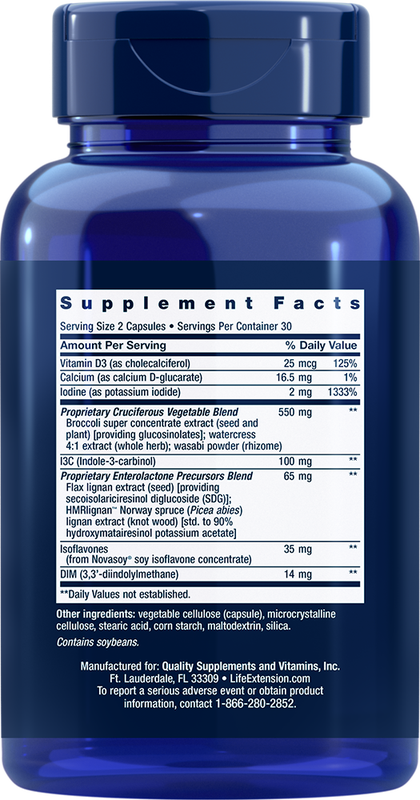 Breast Health Formula 60 capsules Life Extension - Premium Vitamins & Supplements from Life Extension - Just $26.99! Shop now at Nutrigeek
