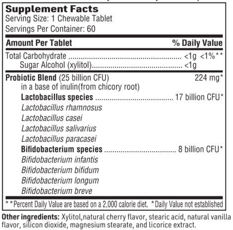Ther-Biotic® Kid's (Children's Chewable) 60 tablets Klaire Labs - Premium Vitamins & Supplements from Klair Labs - Just $49.99! Shop now at Nutrigeek