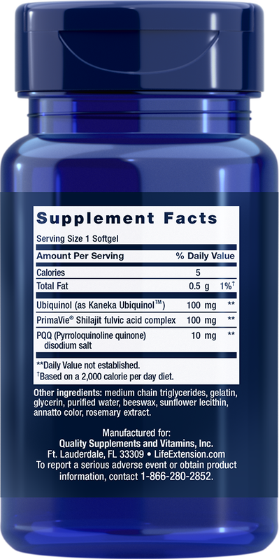 Super Ubiquinol CoQ10 with PQQ 30 Softgels Life Extension - Premium Vitamins & Supplements from Life Extension - Just $39.99! Shop now at Nutrigeek