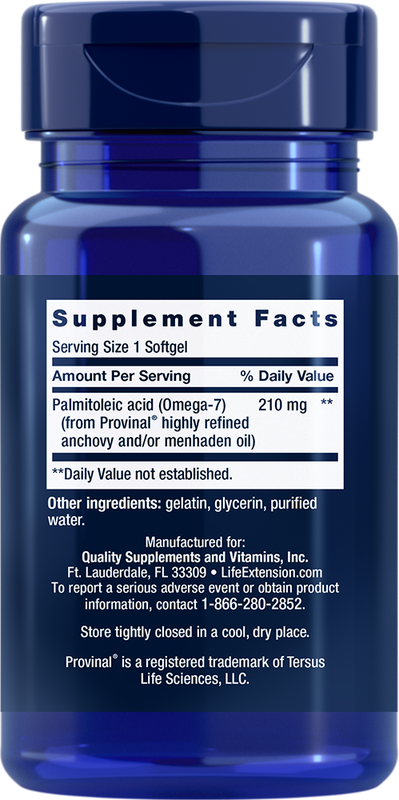 Provinal® Purified Omega-7 30 Softgels Life Extension - Premium Vitamins & Supplements from Life Extension - Just $20.99! Shop now at Nutrigeek