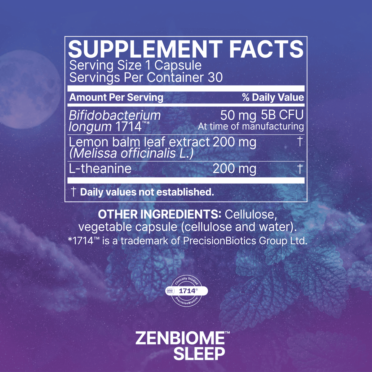 Zenbiome Sleep 30 capsules Microbiome Labs - Premium  from Microbiome Labs - Just $55.99! Shop now at Nutrigeek