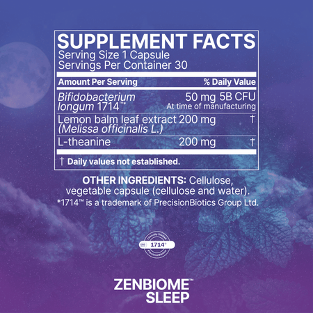 Zenbiome Sleep 30 capsules Microbiome Labs - Premium  from Microbiome Labs - Just $55.99! Shop now at Nutrigeek