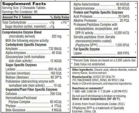 Ther-Biotic® Vital-Zymes™ (Chewables) 180 tablets Klaire Labs - Premium Vitamins & Supplements from Klair Labs - Just $39.99! Shop now at Nutrigeek