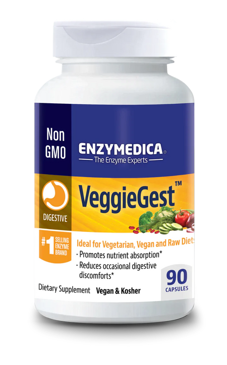 VeggieGest™ capsules Enzymedica - Premium Vitamins & Supplements from Enzymedica - Just $34.99! Shop now at Nutrigeek