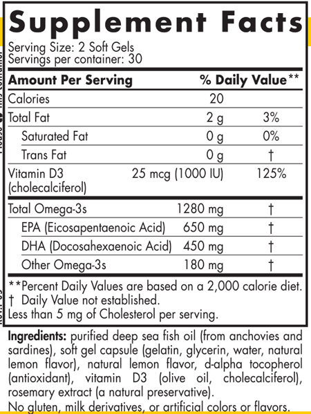 ProOmega-D Softgels Nordic Naturals - Nutrigeek