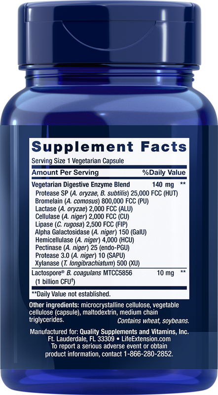 Enhanced Super Digestive Enzymes and Probiotics 60 capsules Life Extension - Premium Vitamins & Supplements from Life Extension - Just $21.99! Shop now at Nutrigeek