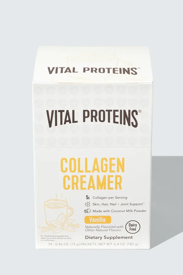 Collagen Creamer Vanilla 6.4 OZ (182g) 14 Servings Vital Proteins - Nutrigeek