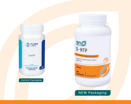 5-HTP 100 mg 100 capsules Klaire Labs - Nutrigeek