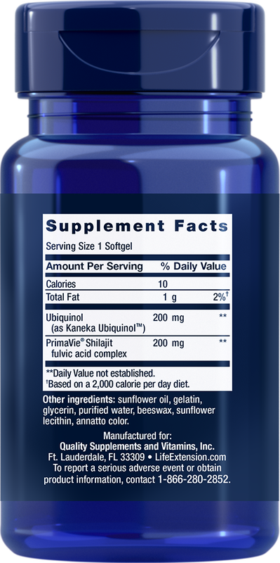 Super Ubiquinol CoQ10 with Enhanced Mitochondrial Support™ 200 mg, 30 softgels Life Extension - Premium Vitamins & Supplements from Life Extension - Just $45.99! Shop now at Nutrigeek