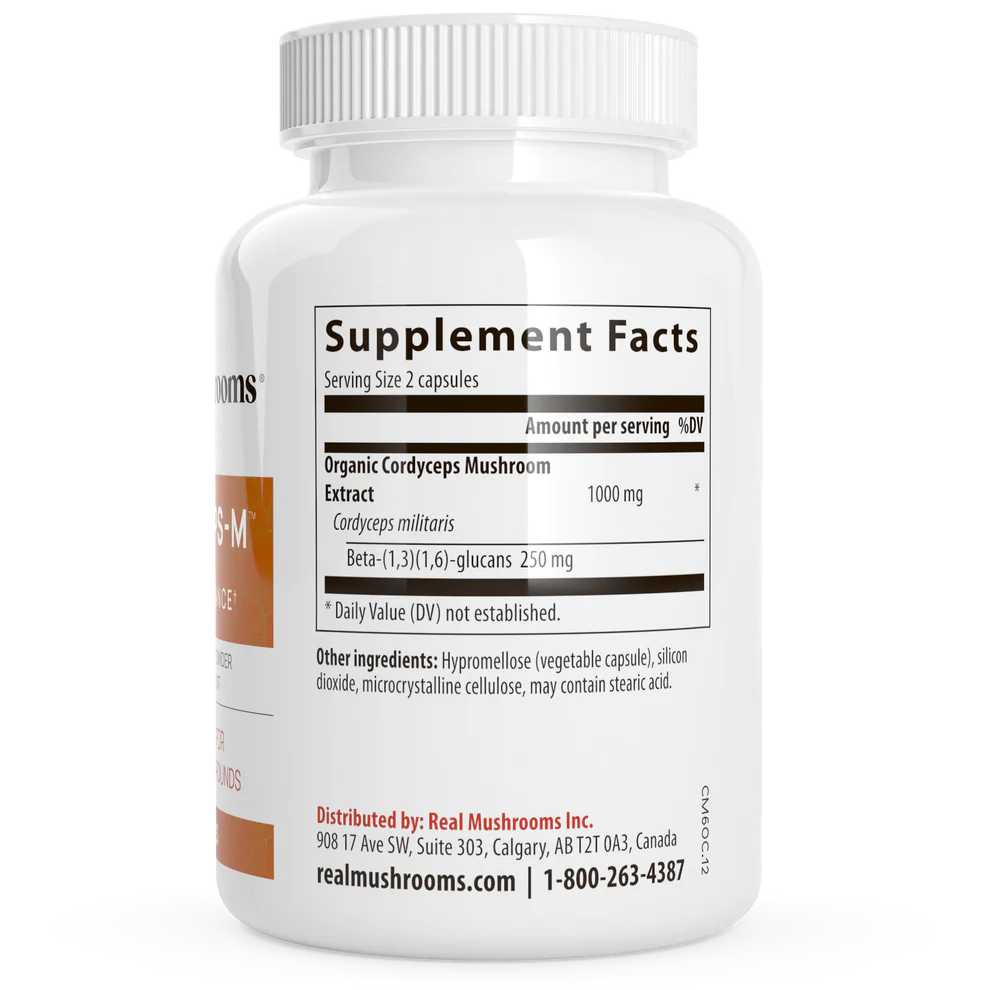 Cordyceps Extract Capsules Real Mushrooms - Nutrigeek